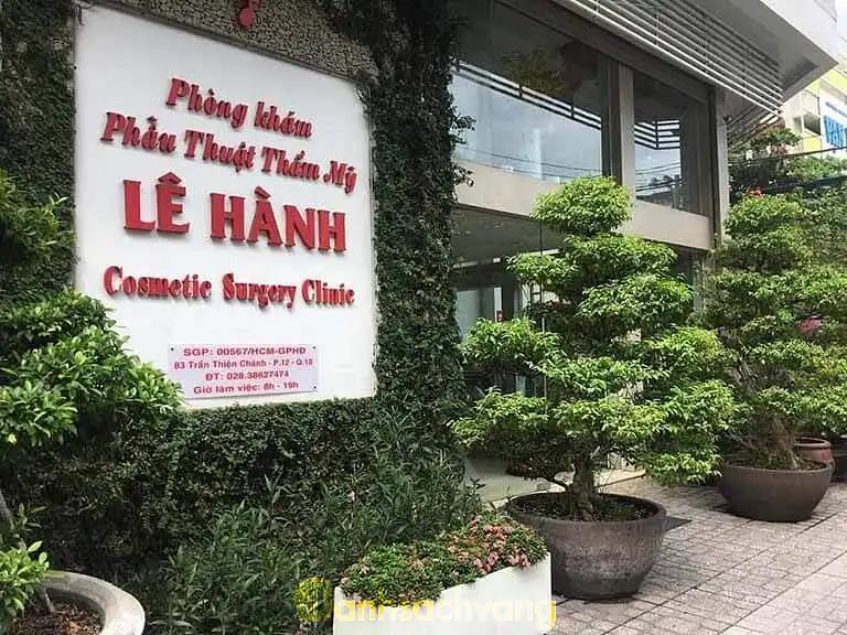Hình ảnh Phòng khám phẫu thuật Thẩm mỹ Lê Hành: 83 Trần Thiện Chánh, Quận 10