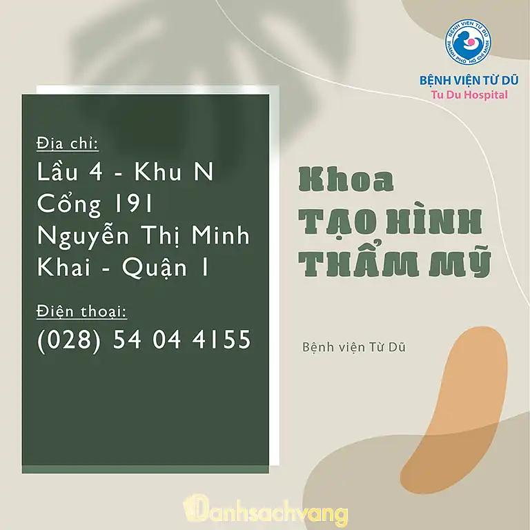 Hình ảnh Khoa Tạo hình Thẩm mỹ - Bệnh viện Từ Dũ: 227 Cống Quỳnh, Quận 1