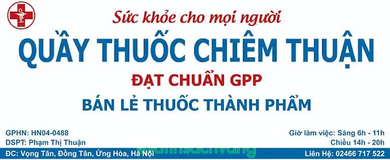Hình ảnh Nhà Thuốc Chiêm Thuận: Đồng Tân, Ứng Hòa