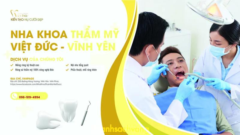 Hình ảnh Nha khoa thẩm mỹ Việt Đức: 233 Hùng Vương, Tp Vĩnh Yên, Vĩnh Phúc