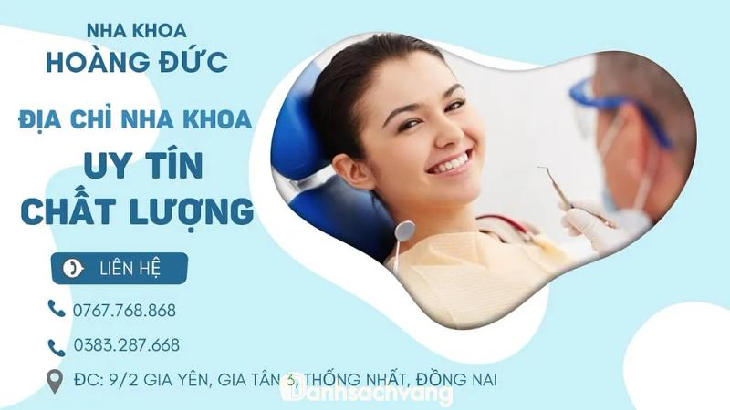 Hình ảnh Nha khoa Hoàng Đức: 9/2 Gia Yên, H.Thống Nhất