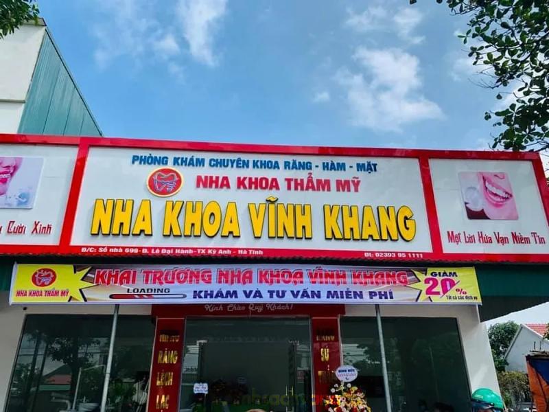 Hình ảnh Nha Khoa Vĩnh Khang:  699 Đ. Lê Đại Hành, TT. Kỳ Anh, Kỳ Anh, Hà Tĩnh