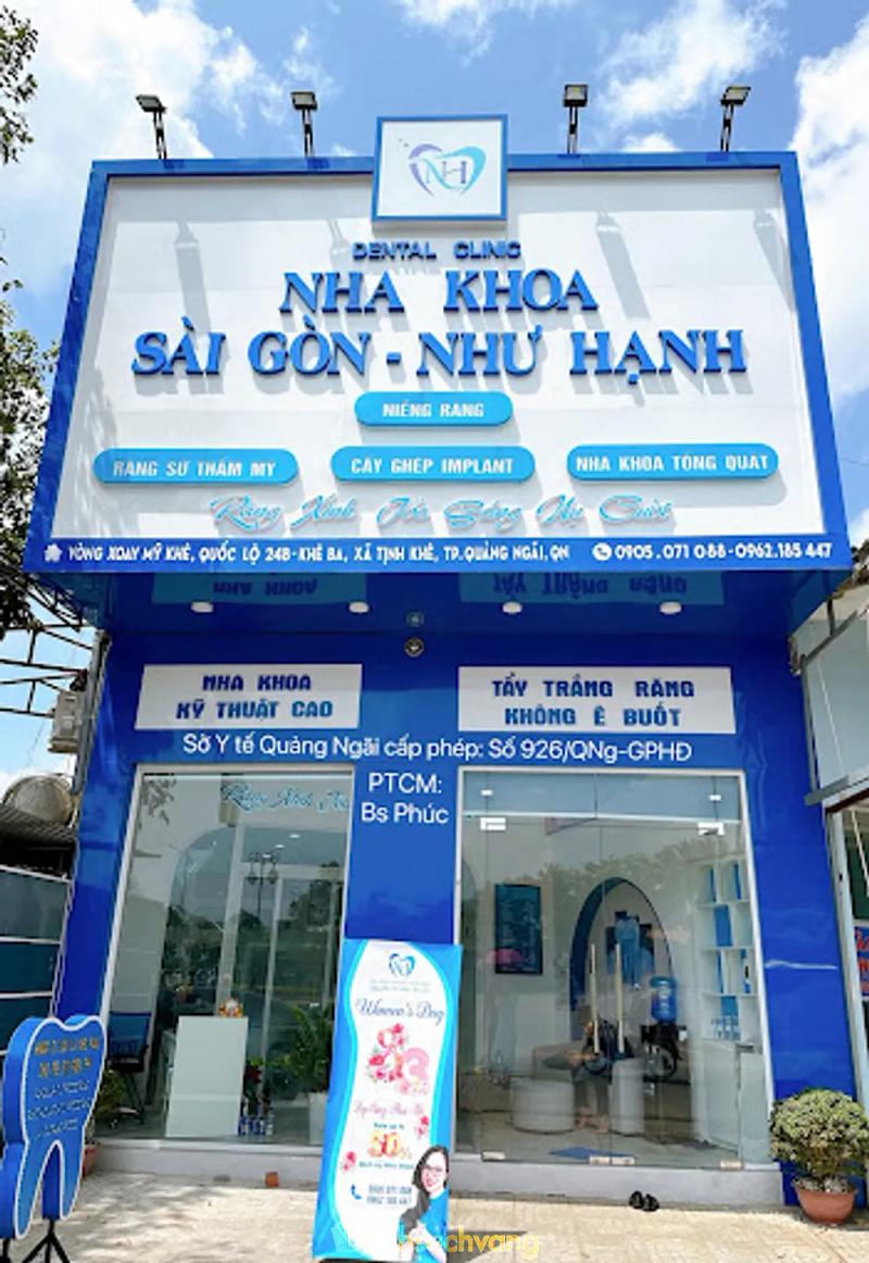 Hình ảnh Nha khoa Sài Gòn - Như Hạnh: 5VJQ+XMG, Mỹ Lại, Sơn Tịnh, Quảng Ngãi