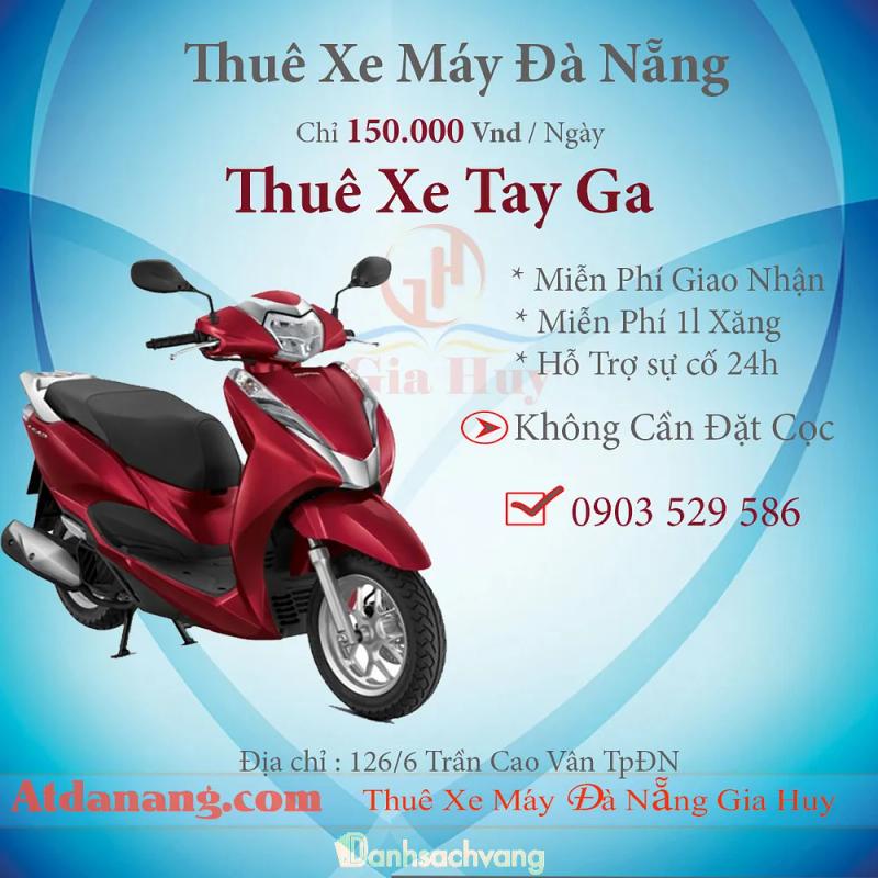 Hình ảnh Gia Huy cho thuê xe máy Đà Nẵng: 126/6 Trần Cao Vân, Thanh Khê