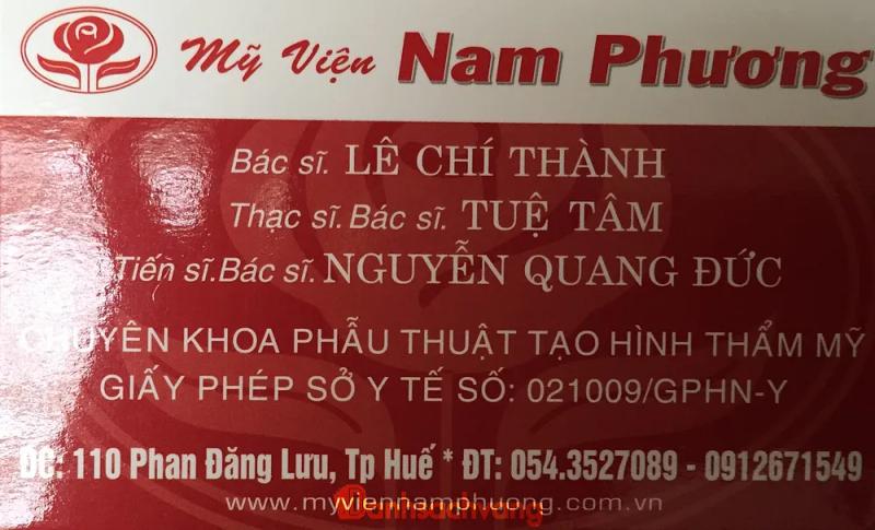 Hình ảnh Thẩm Mỹ Viện Nam Phương: 110 Phan Đăng Lưu, TP. Huế