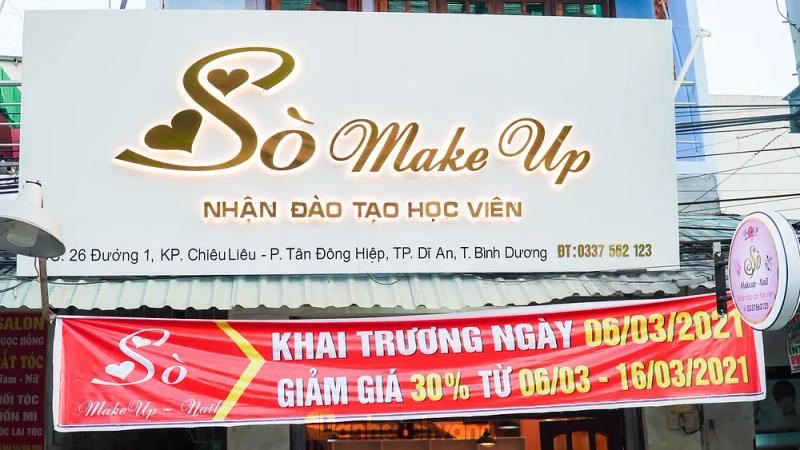 Hình ảnh Sò Makeup - Nail: 26 Số 3, Tân Đông Hiệp, TP Dĩ An