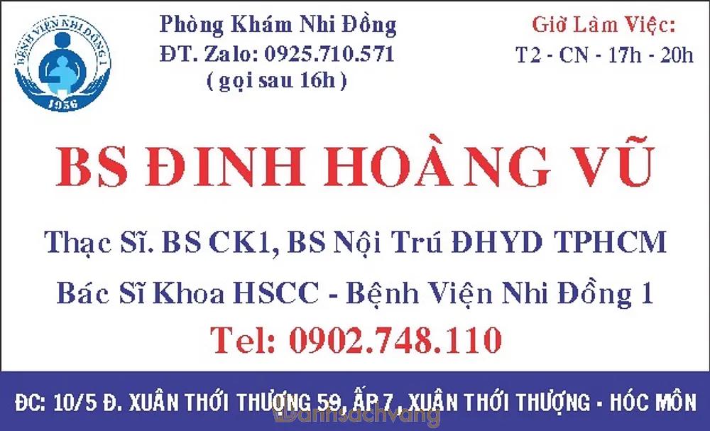 Hình ảnh Phòng khám Nhi Đồng - Ths.Bs Đinh Hoàng Vũ - BV Nhi đồng 1: 10/5 Đ. XXT 59, H. Hóc Môn