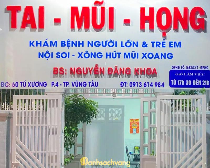 Hình ảnh Phòng khám Tai Mũi Họng - Bs Nguyễn Đăng Khoa: 60 Tú Xương, TP Vũng Tàu