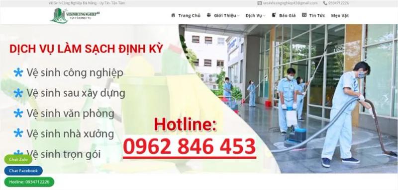 Hình ảnh Vệ Sinh Công Nghiệp 43: 41 Hoàng Văn Thái, Q. Liên Chiểu
