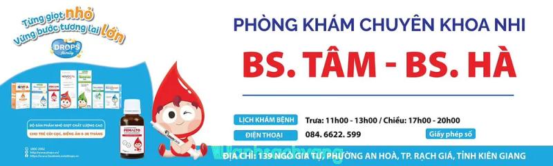 Hình ảnh Phòng Khám Nhi Khoa Bs. Tâm - Bs. Hà: 139 Ngô Gia Tự, TP. Rạch Giá