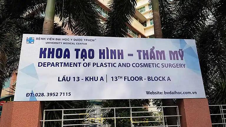 Hình ảnh Khoa Tạo hình Thẩm mỹ - Bệnh viện ĐH Y Dược TPHCM