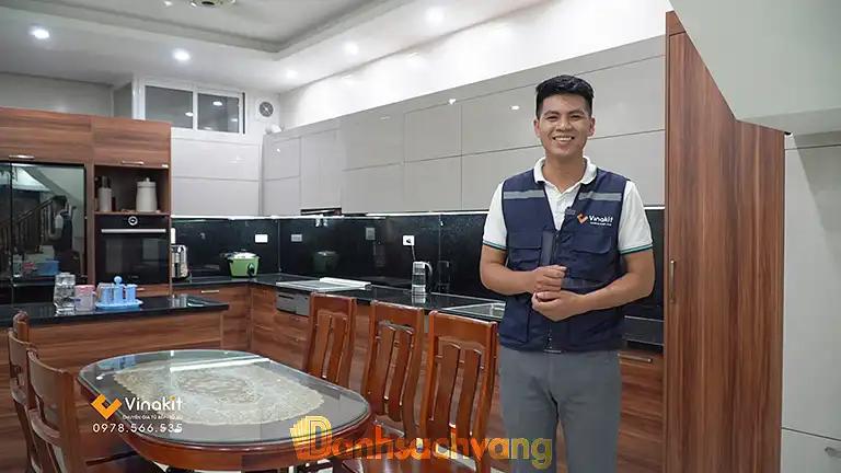Hình ảnh Vinakit chuyên gia làm tủ bếp inox tại Hà Nội