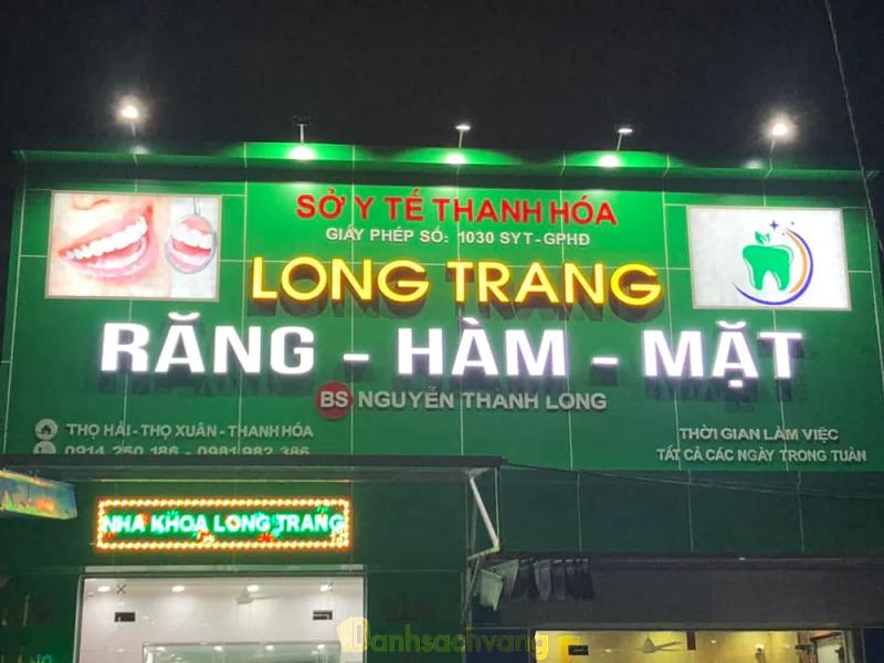 Hình ảnh Nha khoa Long Trang: WFRH+963, ĐT506, Thọ Hải, Thọ Xuân, Thanh Hoá