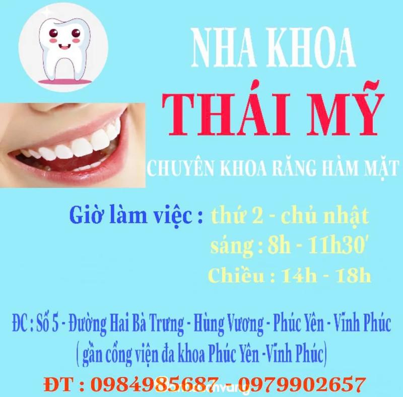 Hình ảnh Nha khoa Thái Mỹ: 96 Hai Bà Trưng, Tp Phúc Yên, Vĩnh Phúc