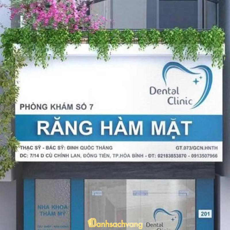 Hình ảnh Pk răng hàm mặt số 7 - Bs Đinh Quốc Thắng: 7/14 Cù Chính Lan, Tp Hòa Bình