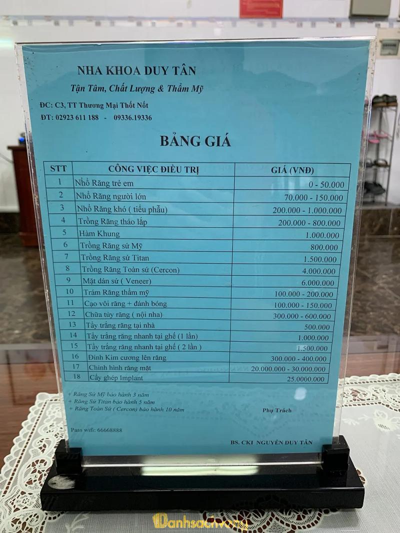 Hình ảnh Nha Khoa Duy Tân:  Trung Tâm Thương Mại Thốt Nốt, Quận Thốt Nốt