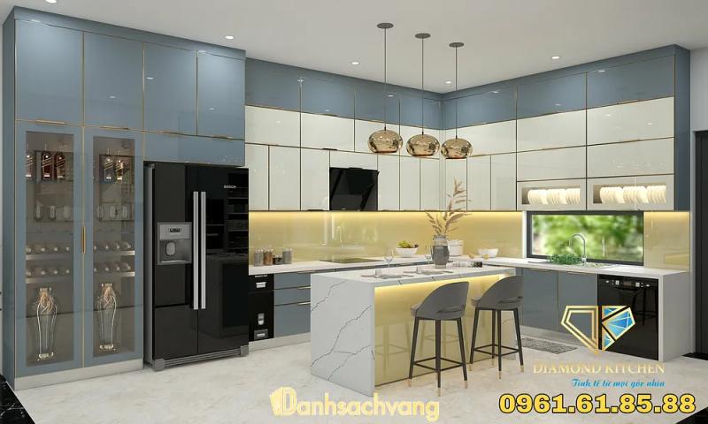 Hình ảnh Tủ bếp inox cánh kính Diamond Kitchen: 560 Nguyễn Văn Linh, Hải Phòng