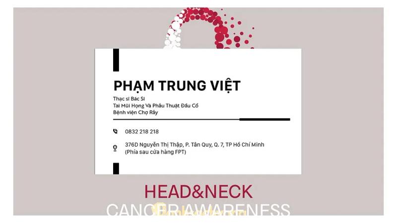 Hình ảnh Phòng khám Tai Mũi Họng Bs Phạm Trung Việt: 376D Nguyễn Thị Thập, Q.7