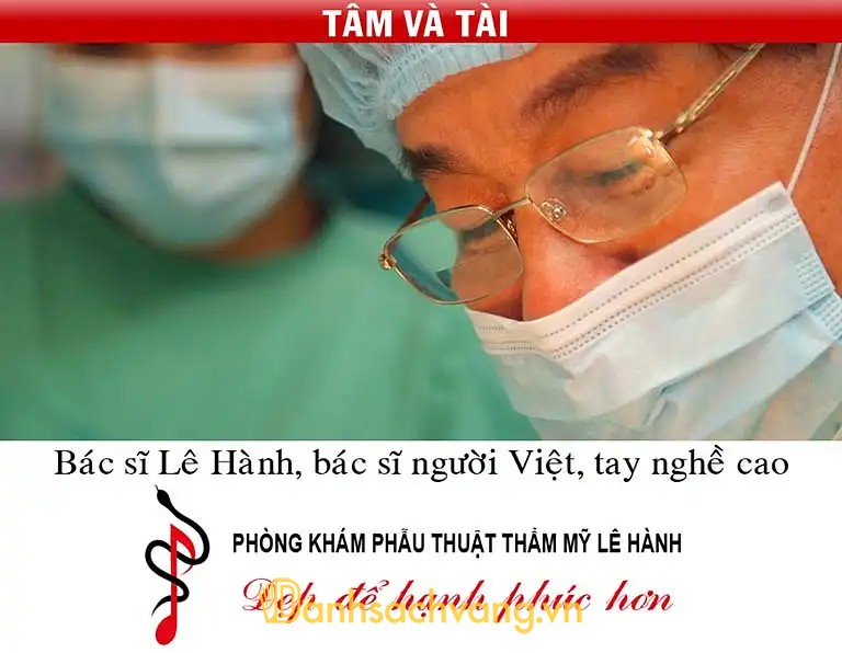 PGS.TS Bác sĩ Lê Hành - bác sĩ nâng mũi tại TPHCM