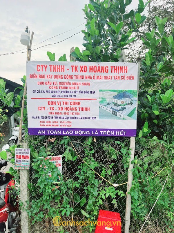 Công ty TNHH Thiết Kế Xây Dựng Hoàng Thịnh - ĐT 872B, Long Bình