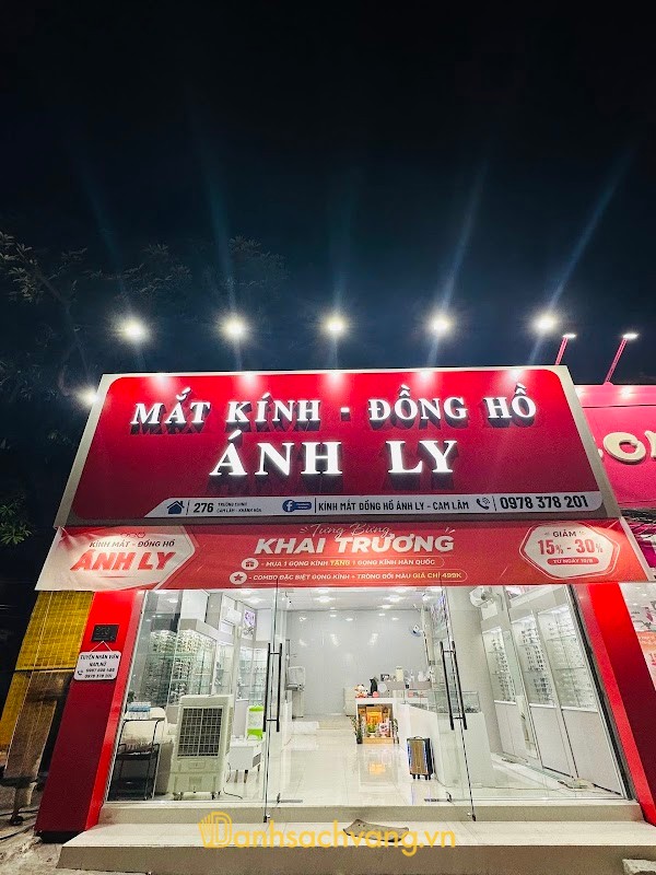 Mắt Kính Đồng Hồ Ánh Ly tại Cam Lâm Khánh Hòa