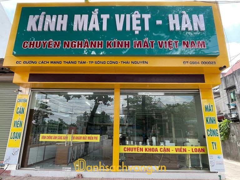 Kính Mắt Việt-Hàn Sông Công tại Thái Nguyên