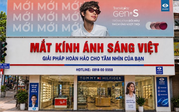 10 Cửa hàng mắt kính ở TPHCM đẹp, giá rẻ, hợp thời trang