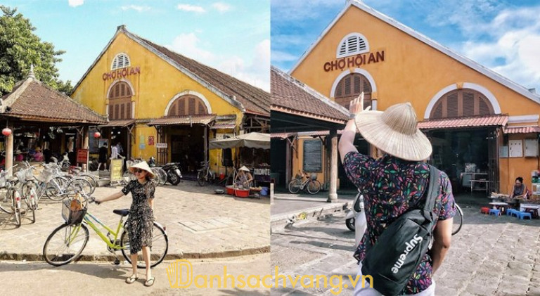 Check-in tại chợ Hội An