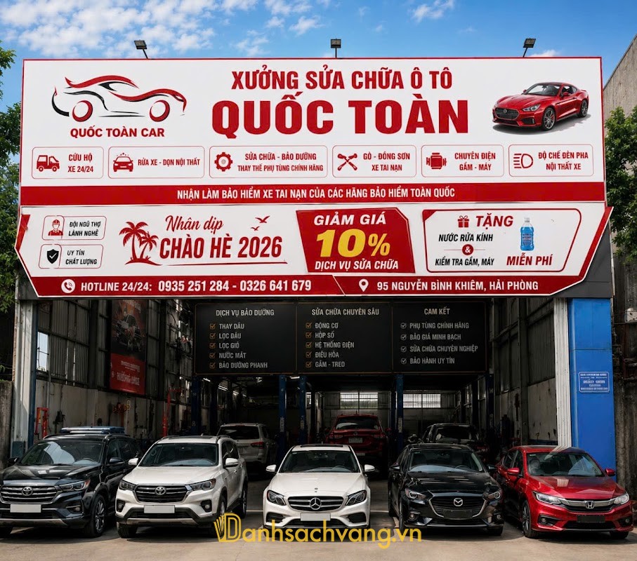 Garage Ô Tô Quốc Toàn - gara ô tô ở Hải Phòng