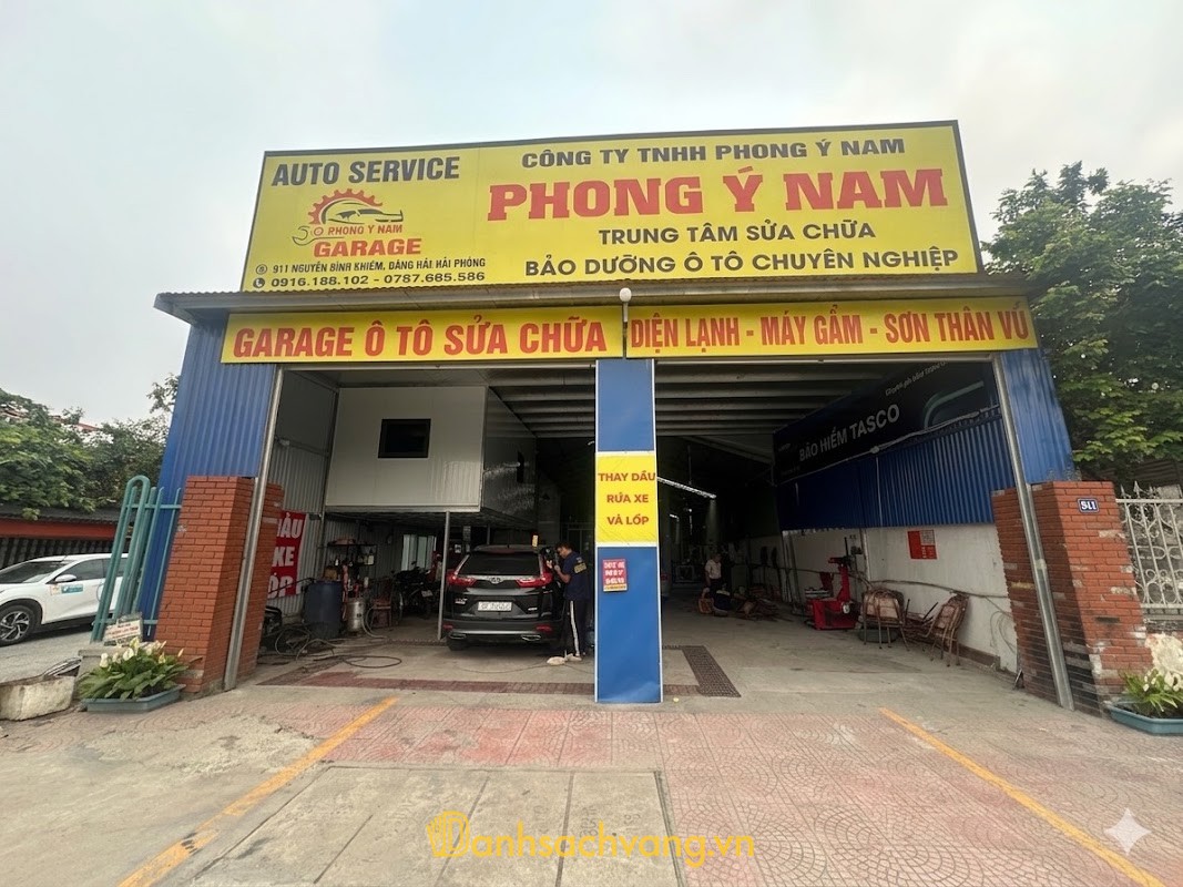 Gara Phong Ý Nam - gara ô tô ở Hải Phòng