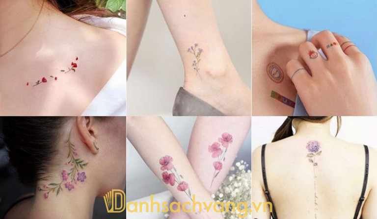 Các bạn nữ sẽ yêu thích những hình xăm cute, mềm mại