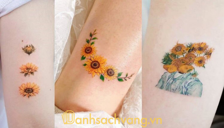 Bạn có thể xăm hình hoa ở nhiều vị trí khác nhau trên cơ thể