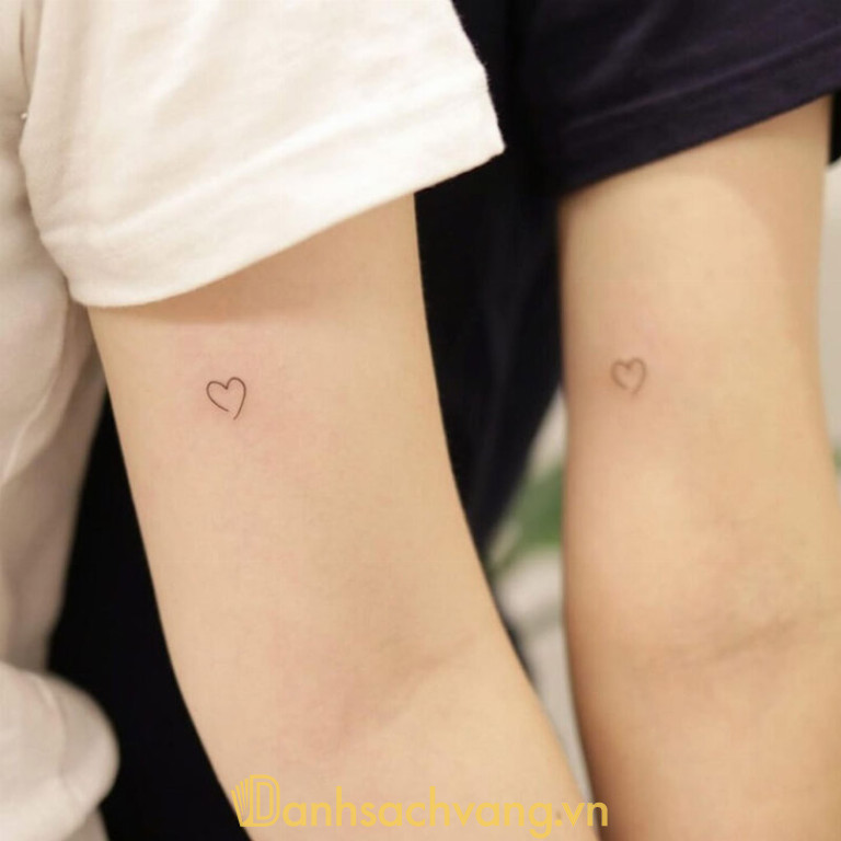 Hình xăm cute cho cặp đôi thể hiện sự gắn bó
