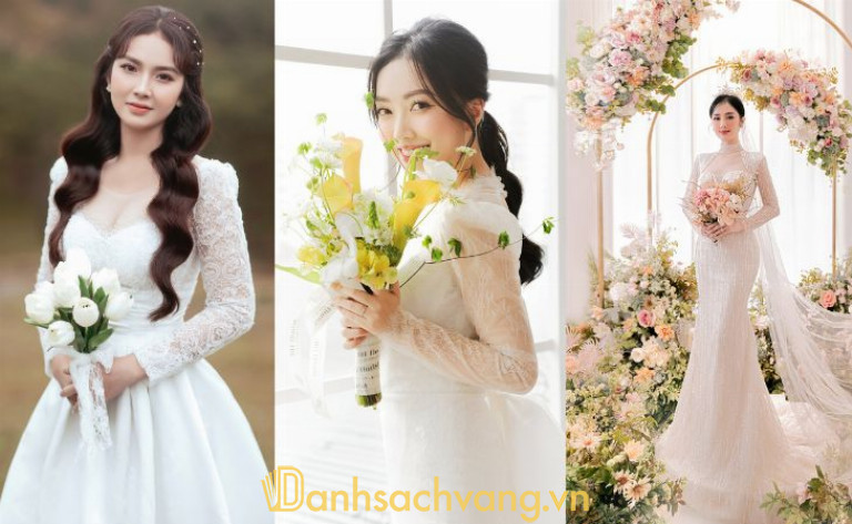 Tạo dáng chụp ảnh cô dâu đơn giản mà đẹp