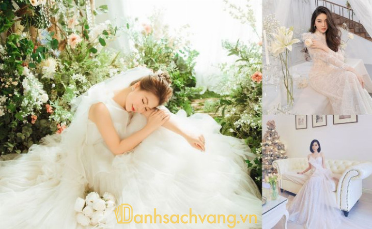 Nàng có thể tạo dáng ngồi khi chụp ảnh