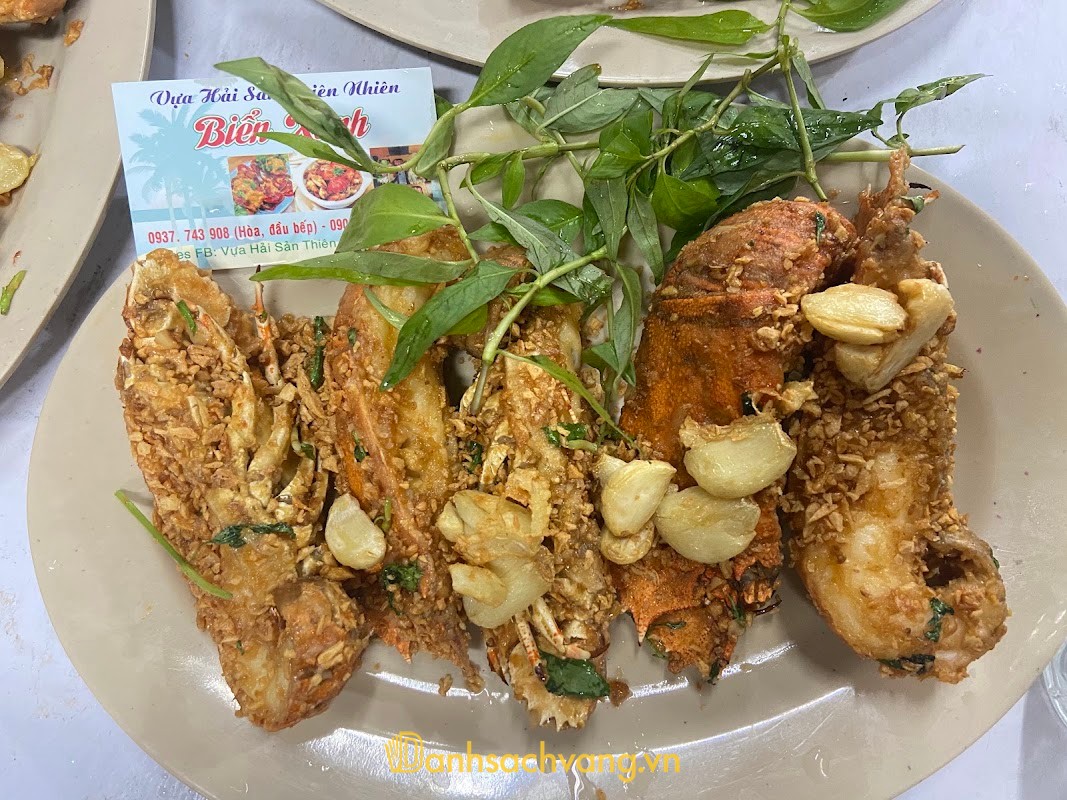 Hải sản thiên nhiên biển xanh ở Đồng Nai