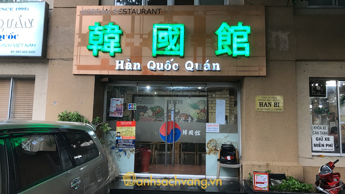 Hàn Quốc Quán - nhà hàng Hàn Quốc tại TPHCM
