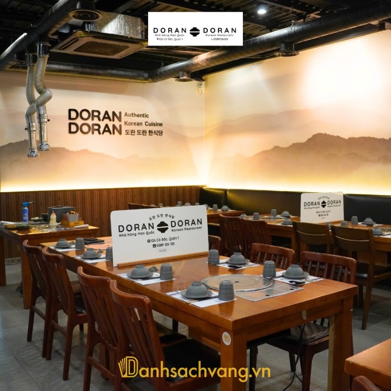 Nhà Hàng Hàn Quốc DORAN DORAN tại TPHCM