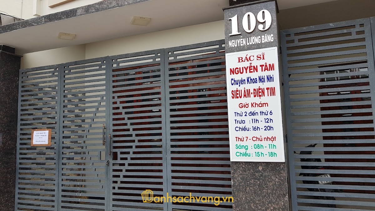 Phòng Khám Nội Nhi - Bs Nguyễn Tâm - 109 Nguyễn Lương Bằng
