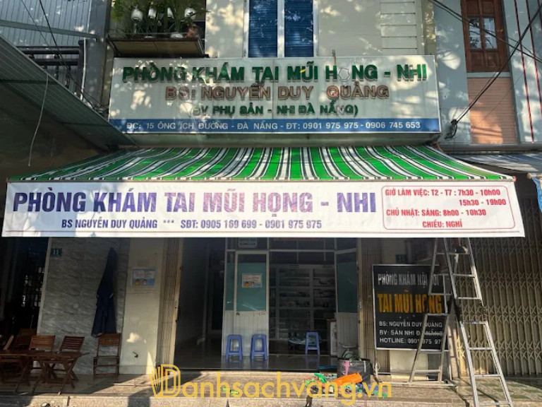 Phòng khám Nhi, Tai Mũi Họng – 15 Ông Ích Đường, Phường Cẩm Lệ