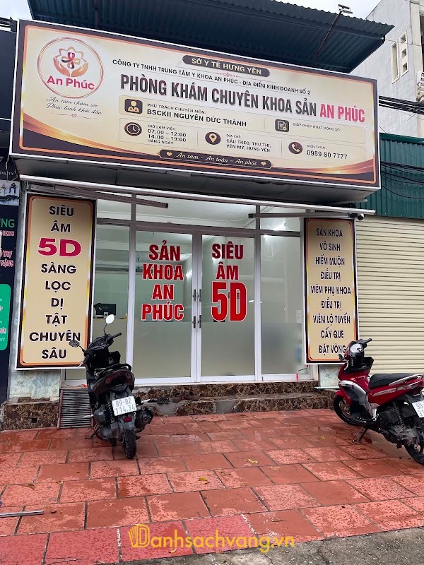 Phòng khám Sản Phụ khoa An Phúc tại Yên Mỹ