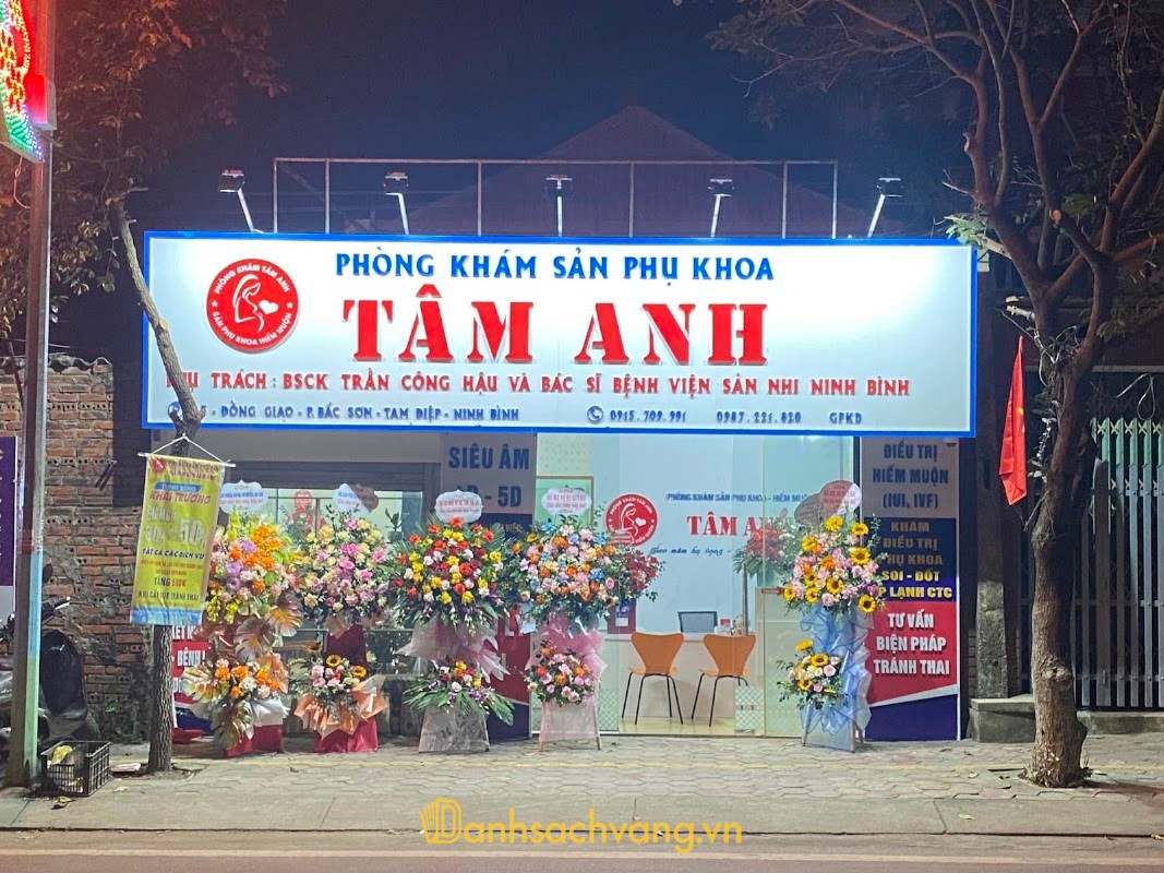 Phòng khám Phụ sản Hiếm muộn Tâm Anh tại Ninh Bình