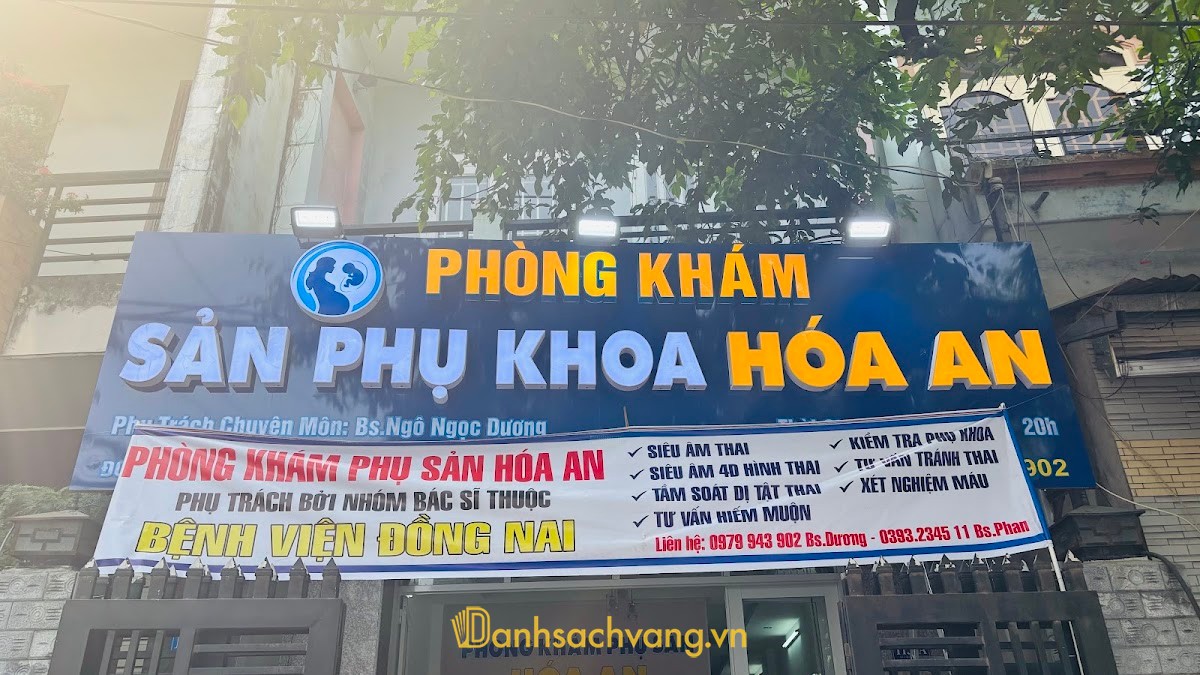 Phòng khám Sản Phụ Khoa Hóa An tại Đồng Nai
