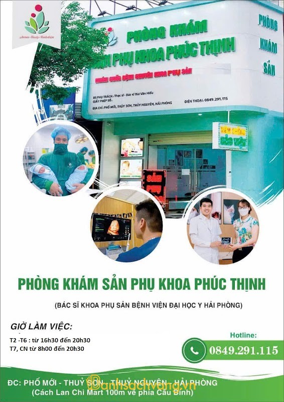 Phòng Khám Sản Phụ Khoa Phúc Thịnh tại Thủy Nguyên Hải Phòng