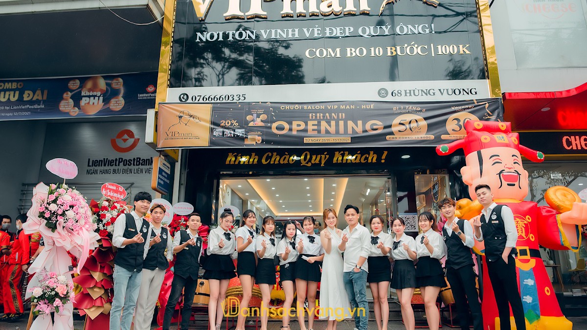 Hoàng - salon tóc ở Huế