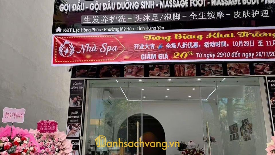 Nhà Spa Mỹ Hào - tiệm massage ở Hưng Yên