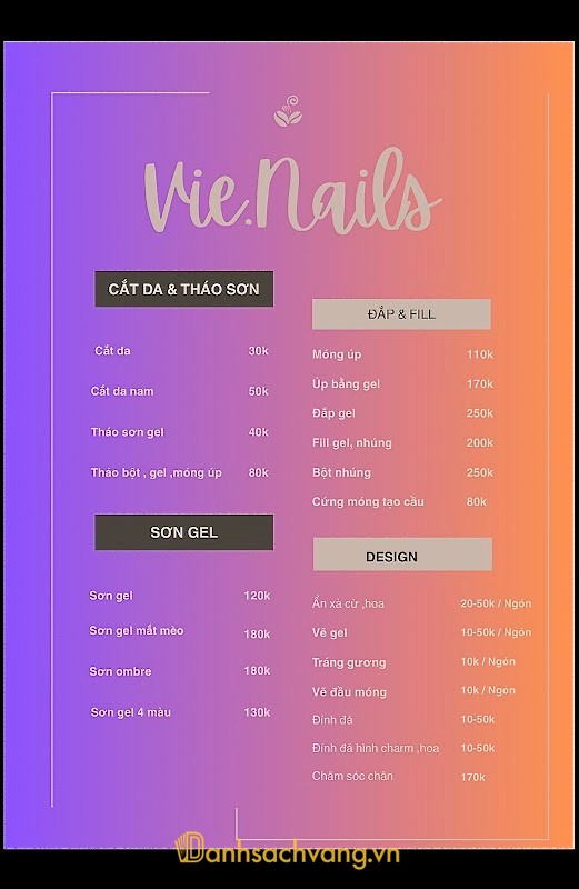Vie.nails - tiệm nail tại Cần Thơ