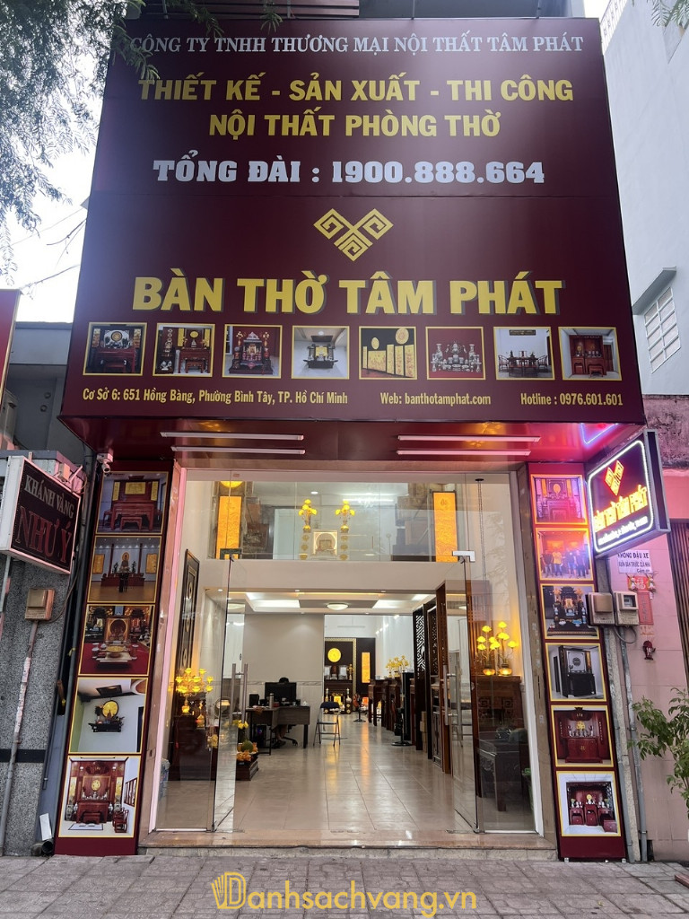 Bàn thờ ông địa thần tài tâm phát tphcm