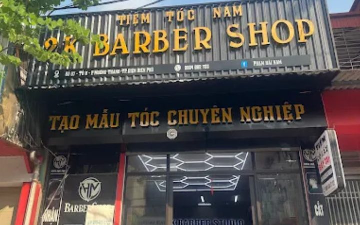 5 Barber shop cắt tóc nam ở Điện Biên đông khách, giá rẻ