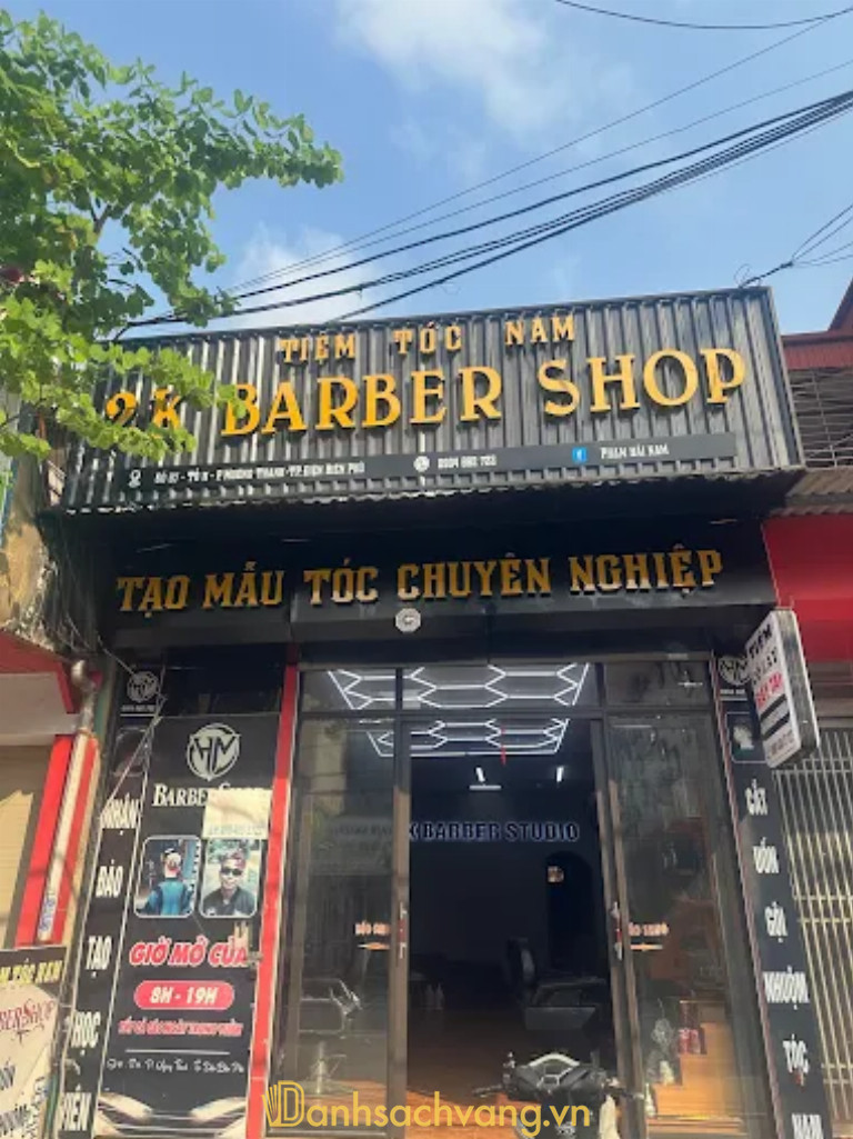 2K Barber Studio Điện Biên - barber shop cắt tóc nam ở Điện Biên